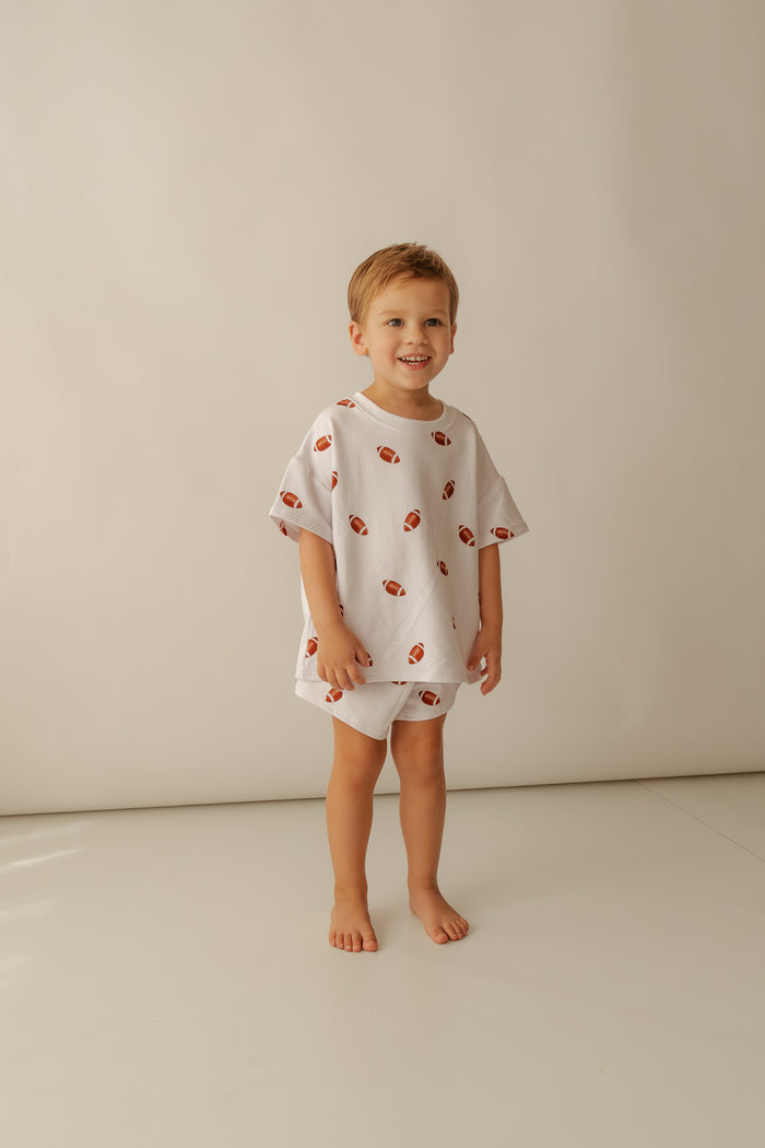 Football Game Day | Terry Bamboo Short Set