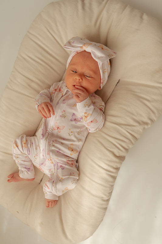 Butterfly | Bamboo Zip Romper