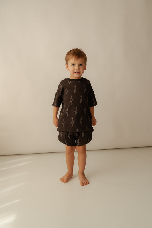 Rad Bolt | Terry Bamboo Short Set