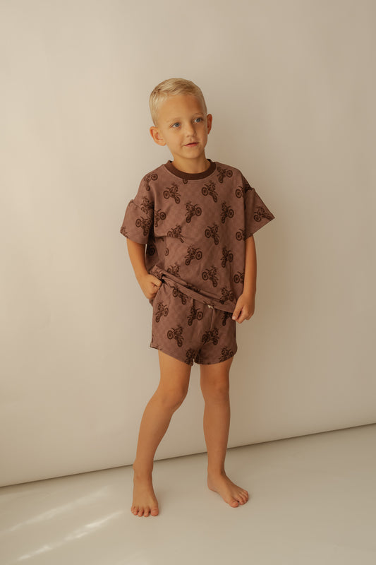 Dirt Bike | Terry Bamboo Short Set