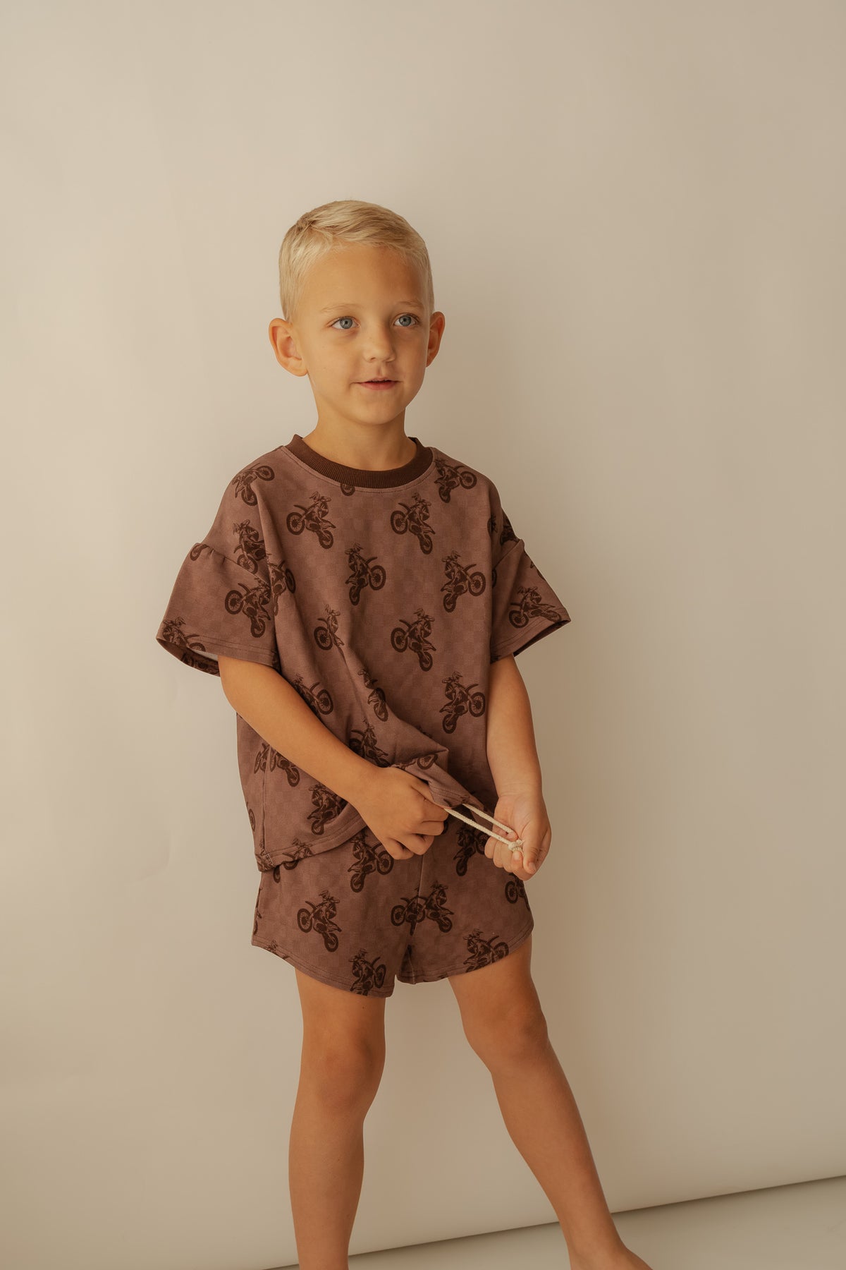 Dirt Bike | Terry Bamboo Short Set