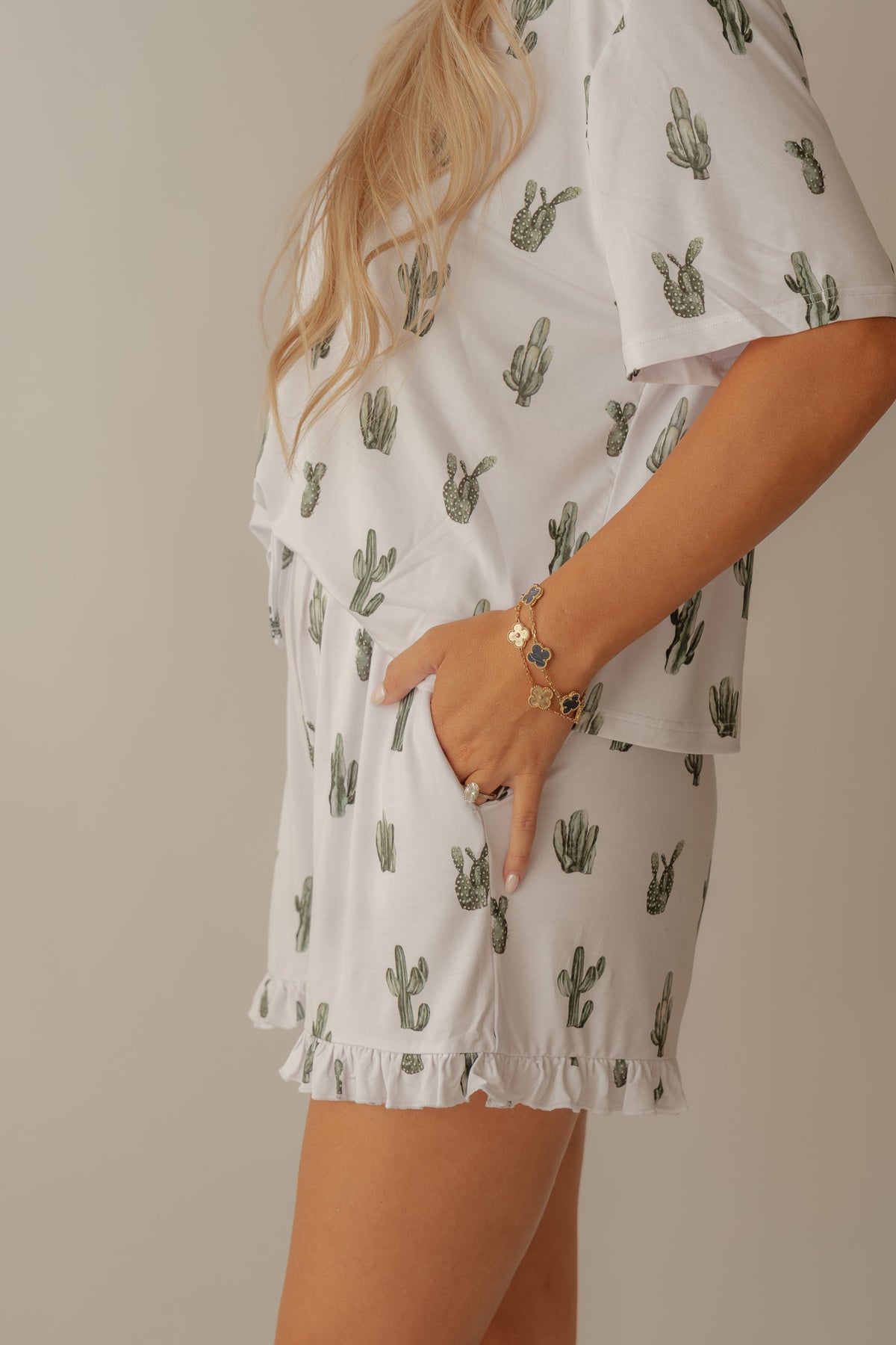 Cactus | Adult Women's Bamboo Short Set