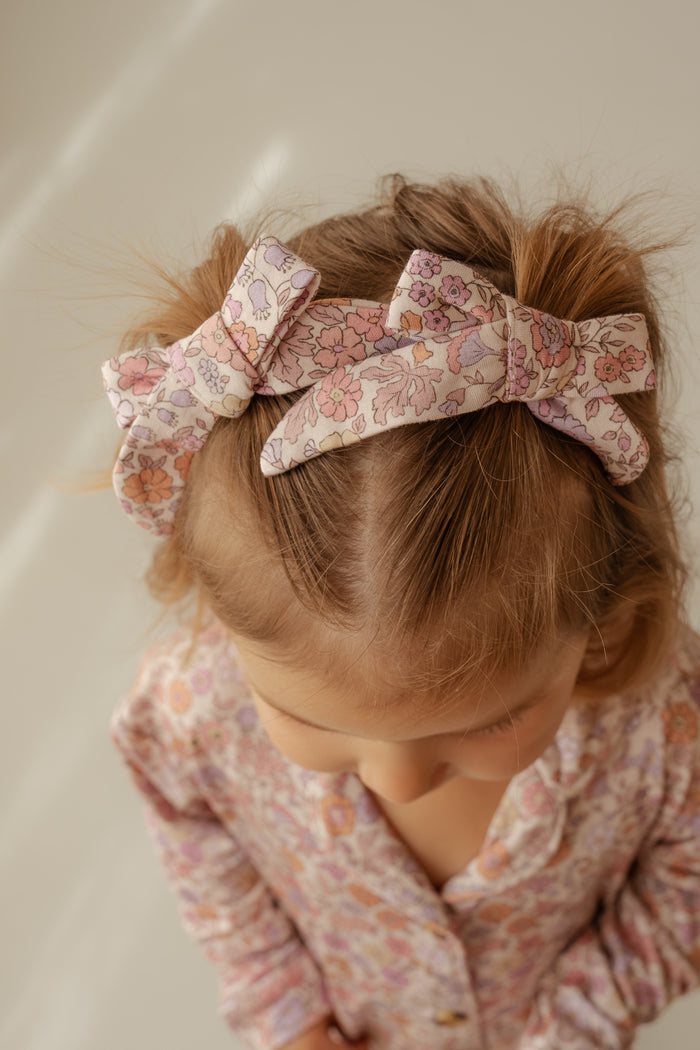 Lavender Flower Garden | Clip Bow
