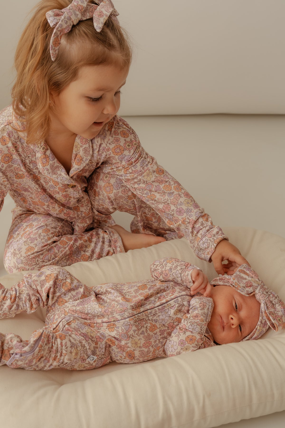 Lavender Floral Garden | Bamboo Two Piece Pajama