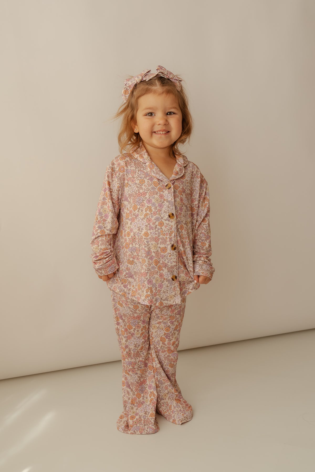 Lavender Floral Garden | Bamboo Two Piece Pajama