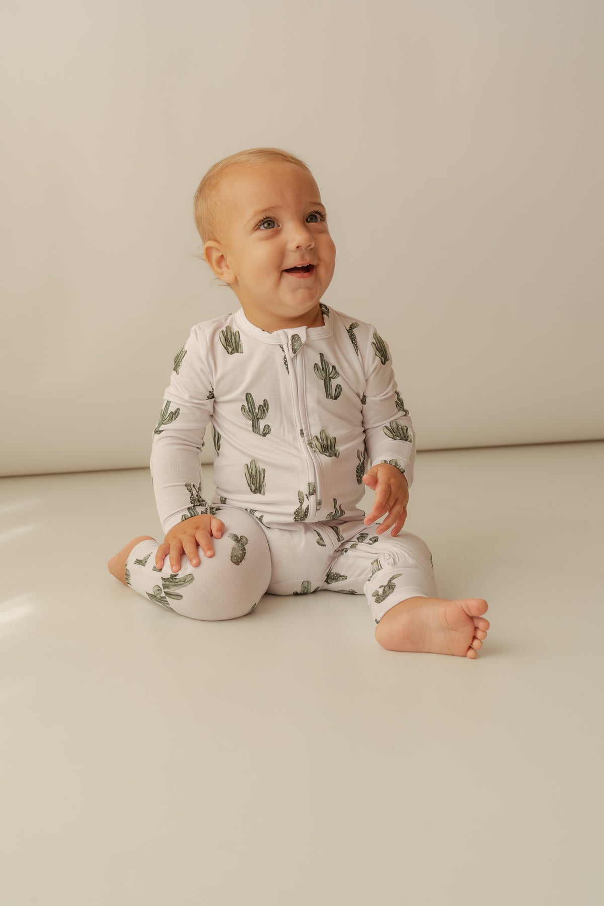 Cactus | Bamboo Zip Romper