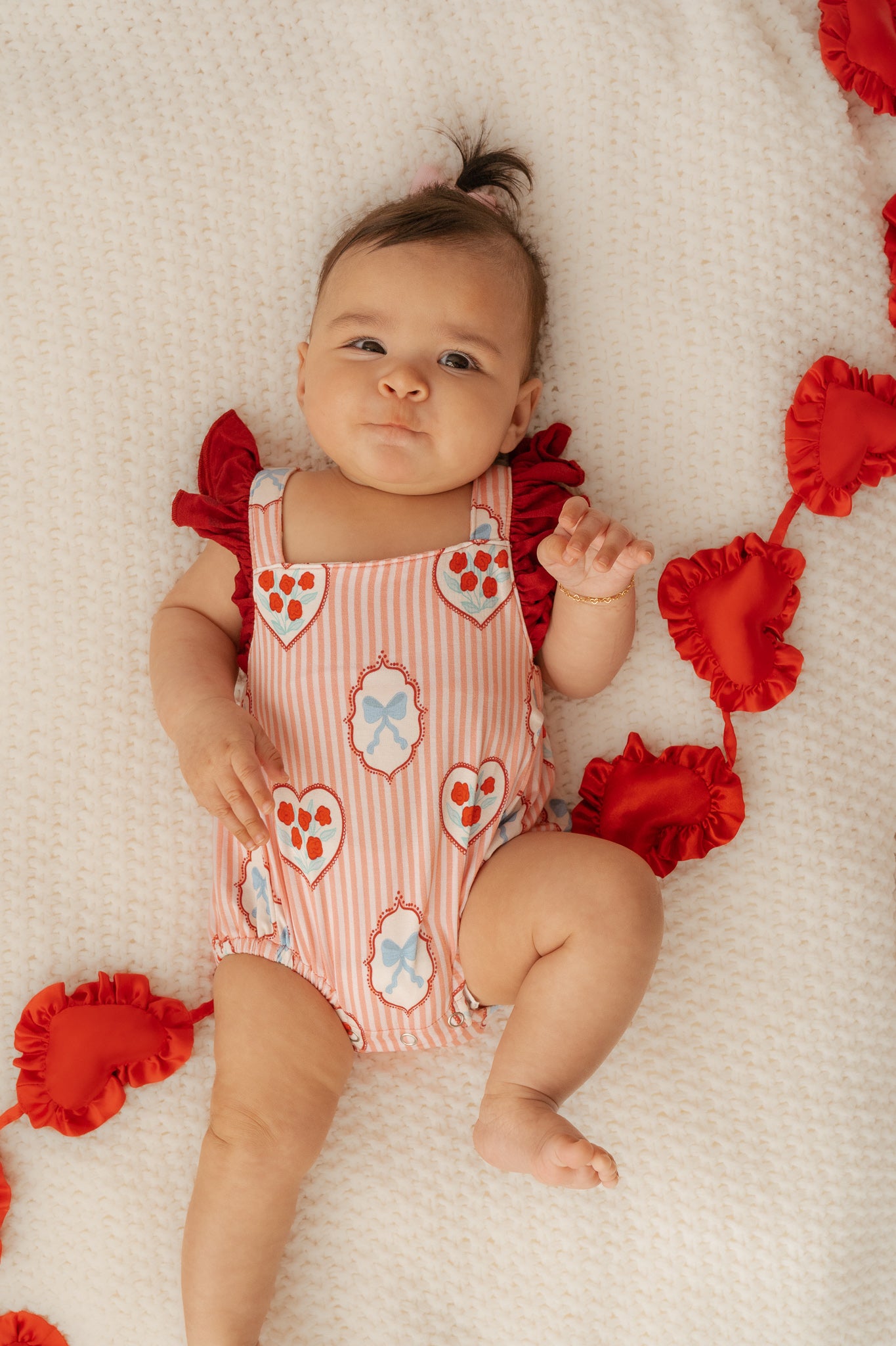 Rose & Bow Valentine | Daywear Ruffle Romper