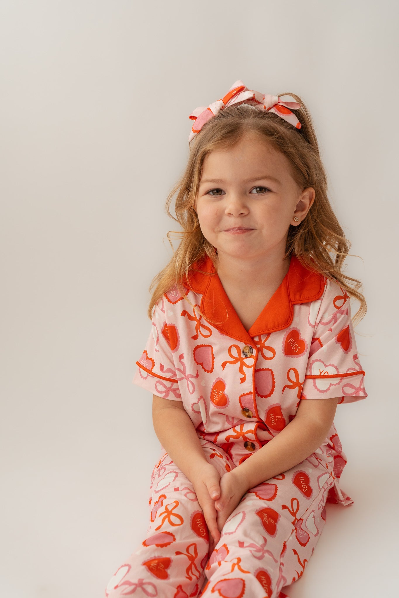 Bow's & Heart's Valentine| Flare Bamboo Two Piece Pajama