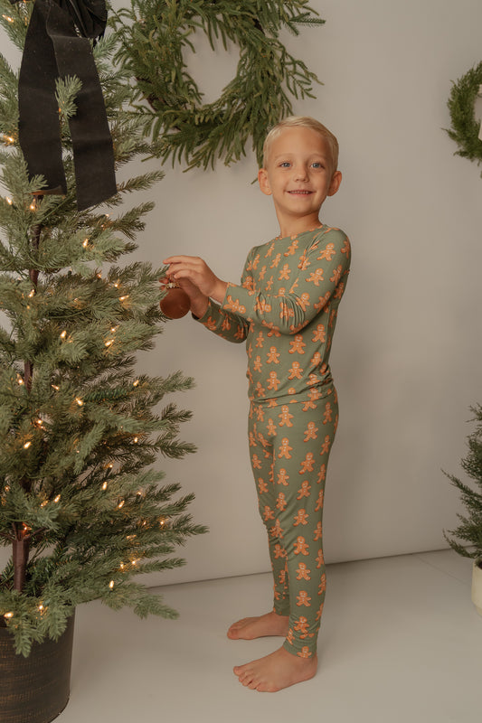 Gingerbread Christmas | Toddler Two Piece Pajamas