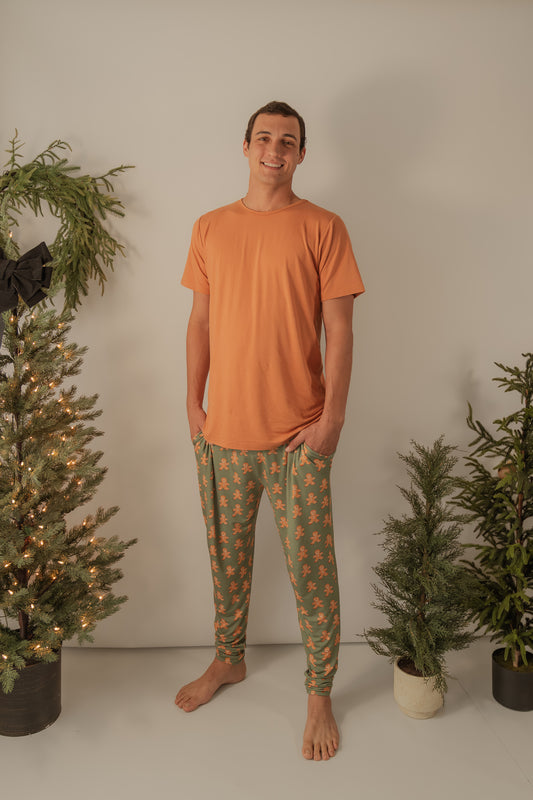 Gingerbread Christmas | Adult Men's Pajamas