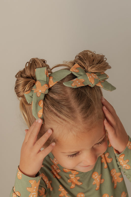 Gingerbread Christmas | Clip Bow