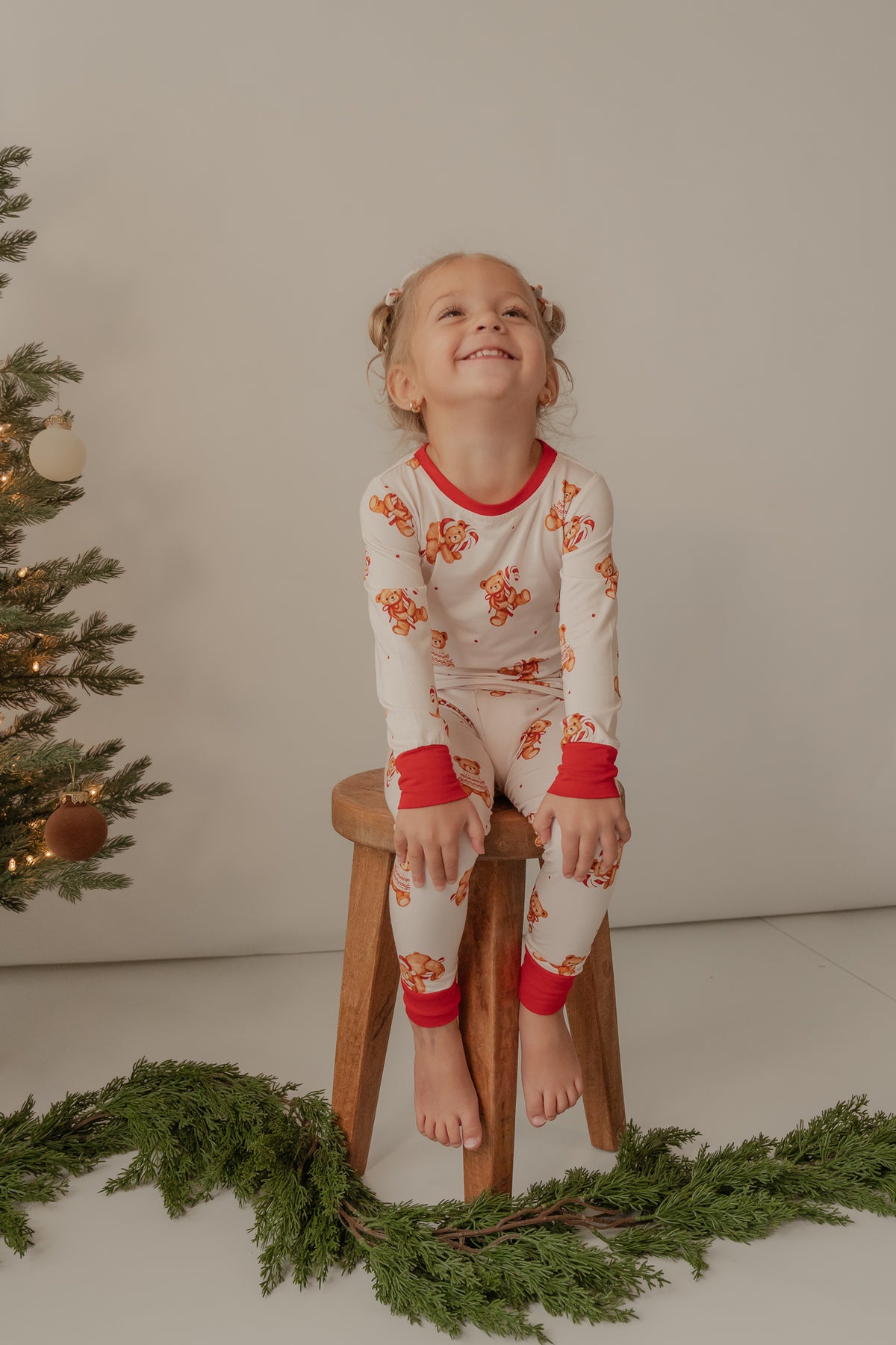 Christmas Teddy | Toddler Two Piece Pajamas