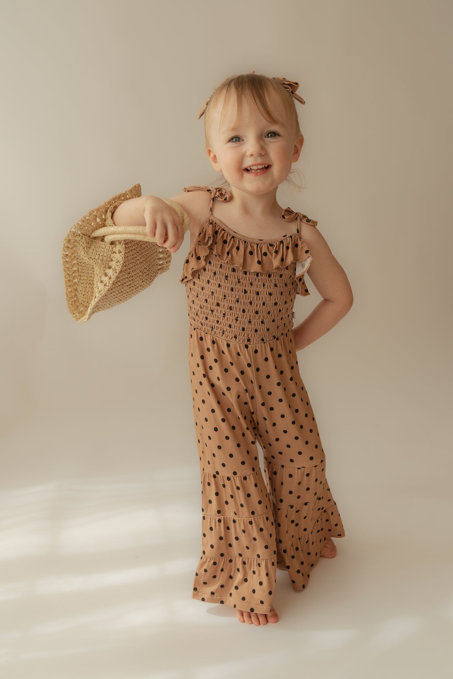 Polka Dot Sunshine | Bell Romper