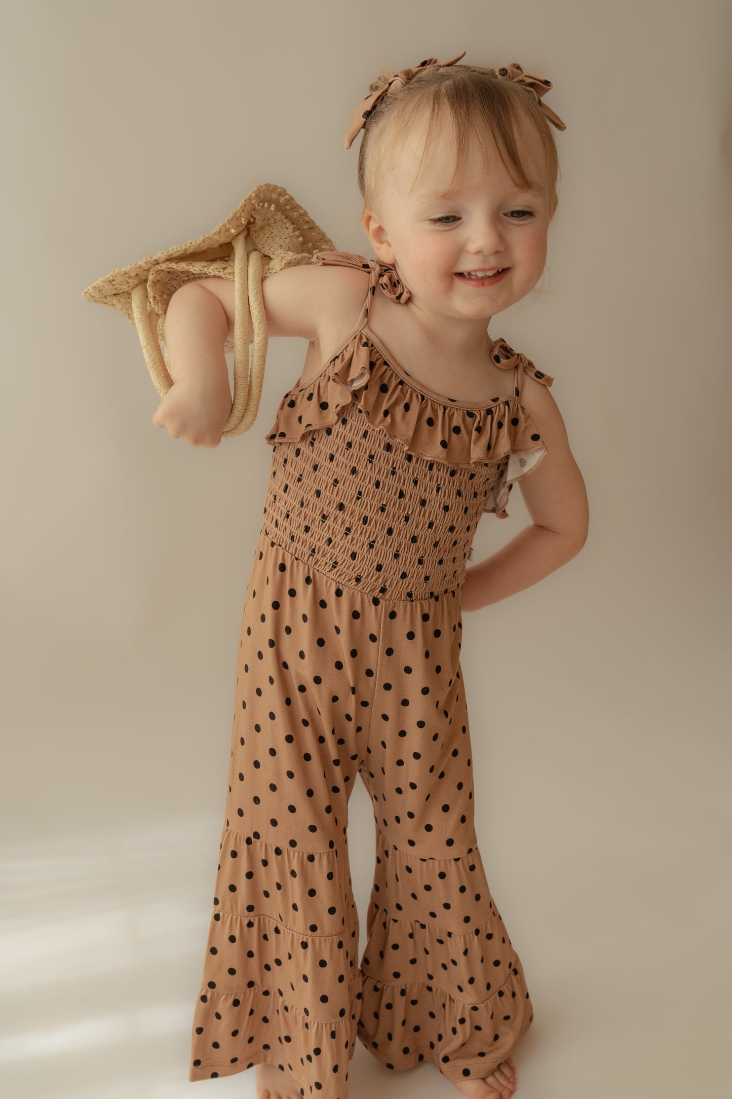 Polka Dot Sunshine | Bell Romper