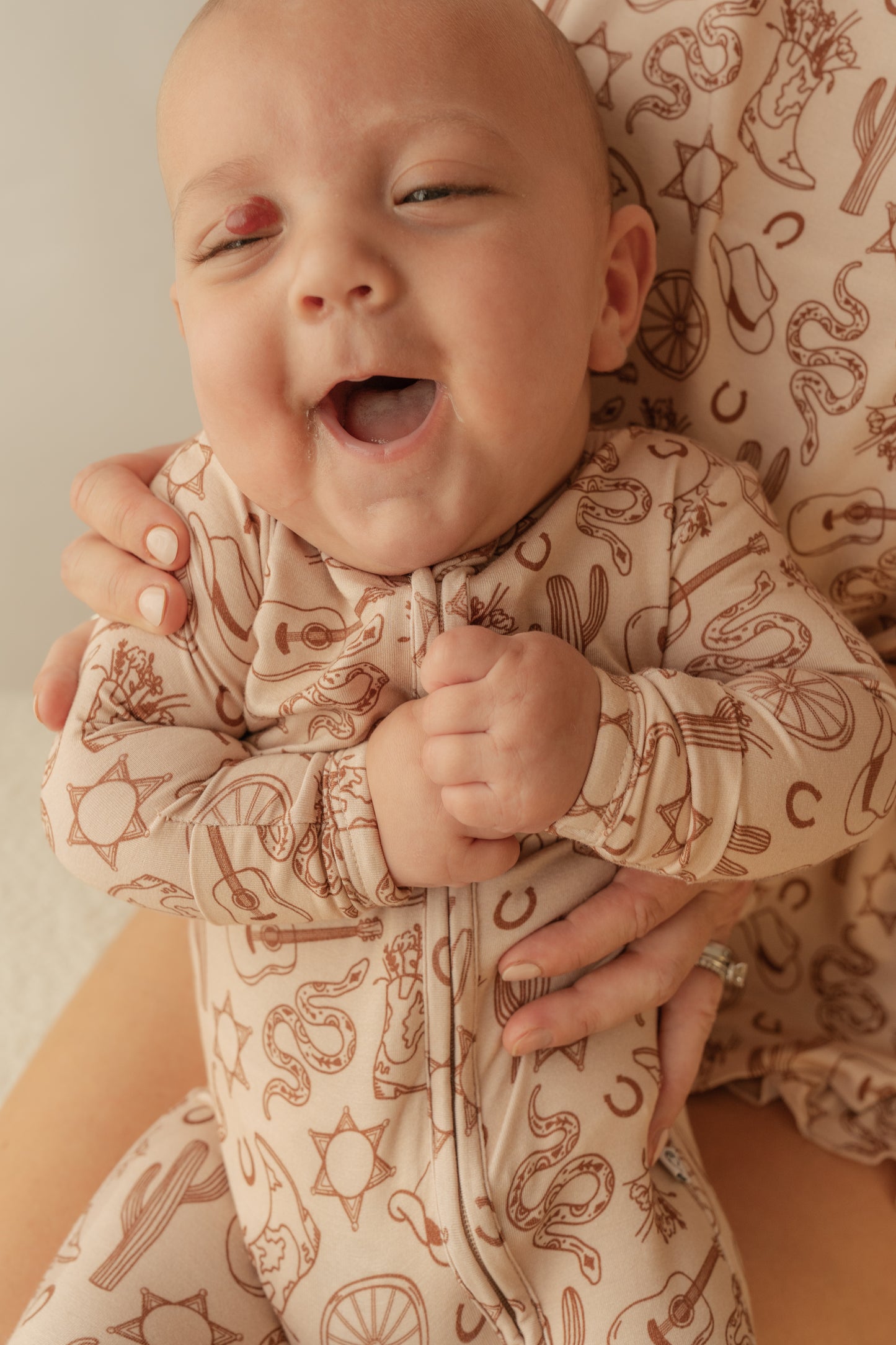 Little Wrangler | Bamboo Zip Romper