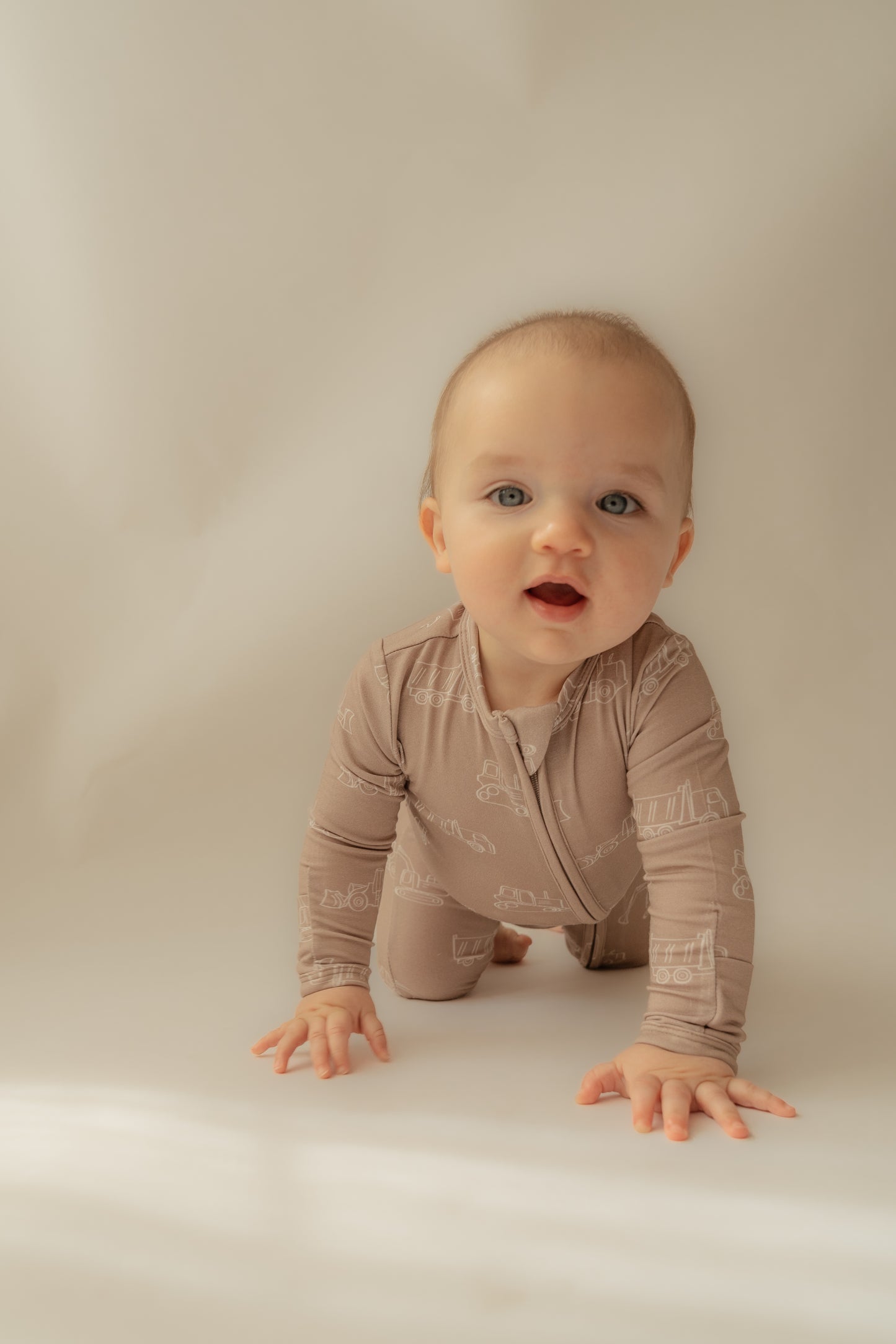 Construction | Bamboo Zip Romper