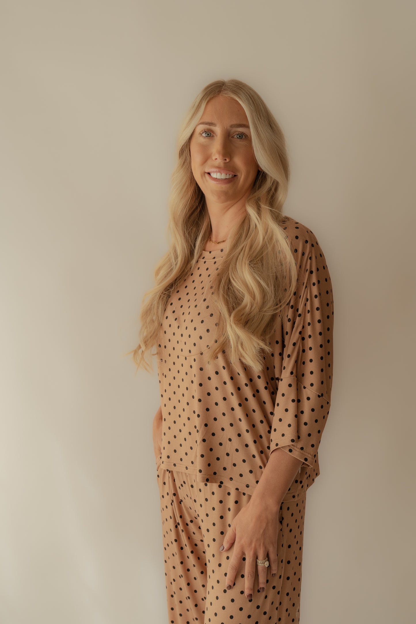 Polka Dot Sunshine | Women's Pajama Lounge Set