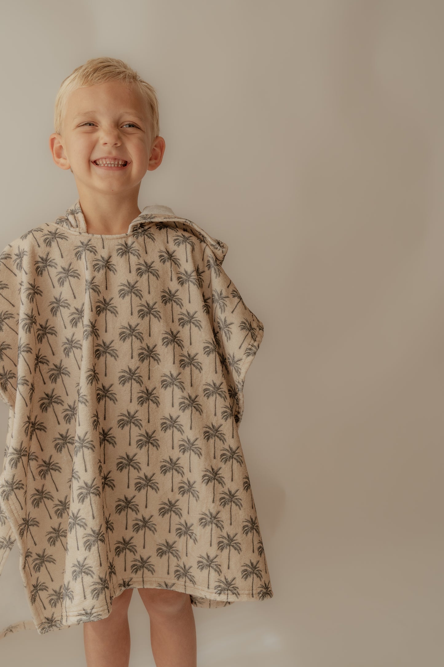 Palm Tree | Hooded Poncho Summer Towel