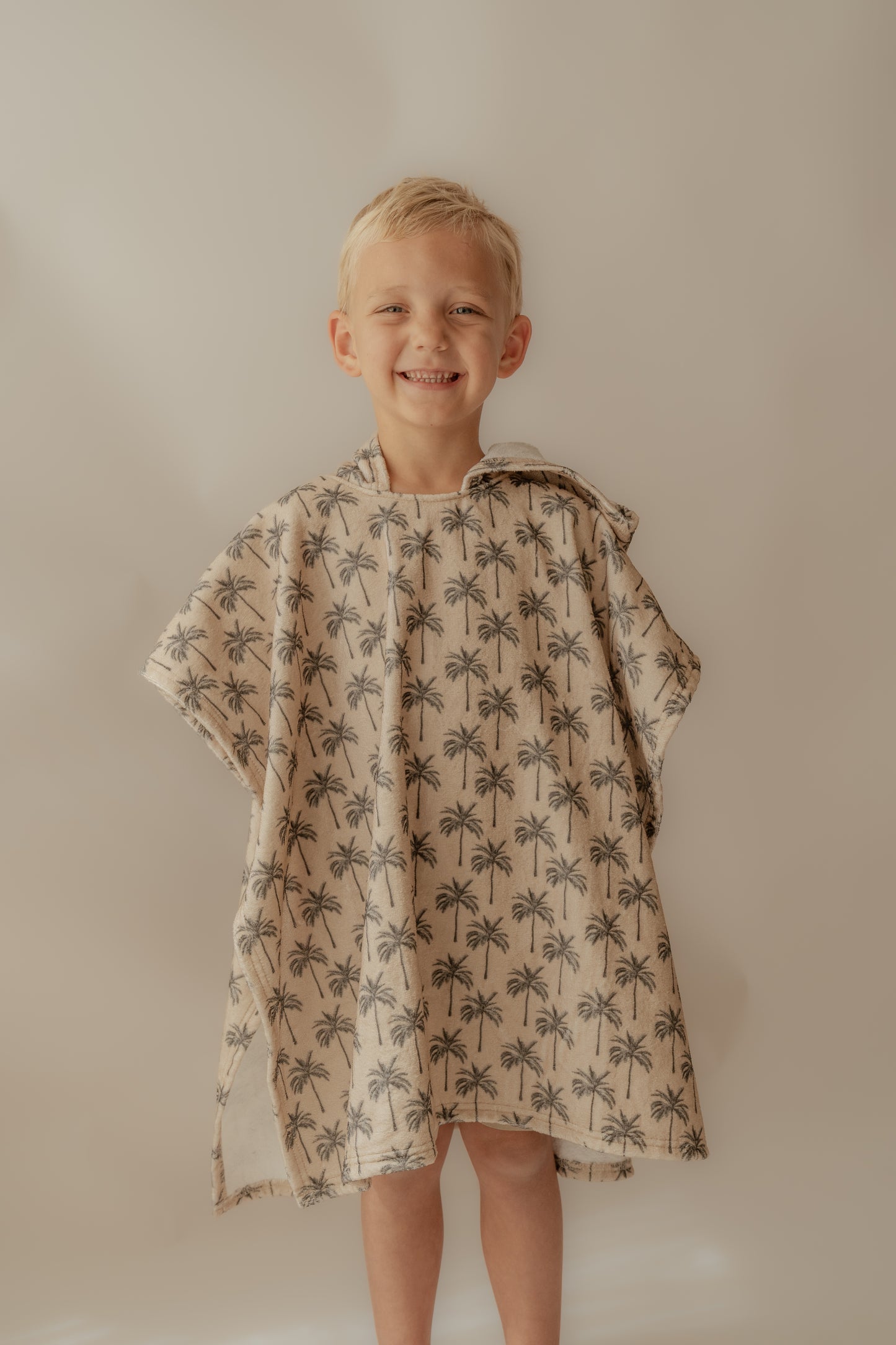 Palm Tree | Hooded Poncho Summer Towel