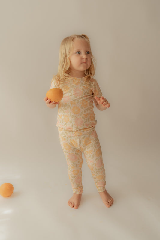 Citrus Bloom | Two Piece Pajama