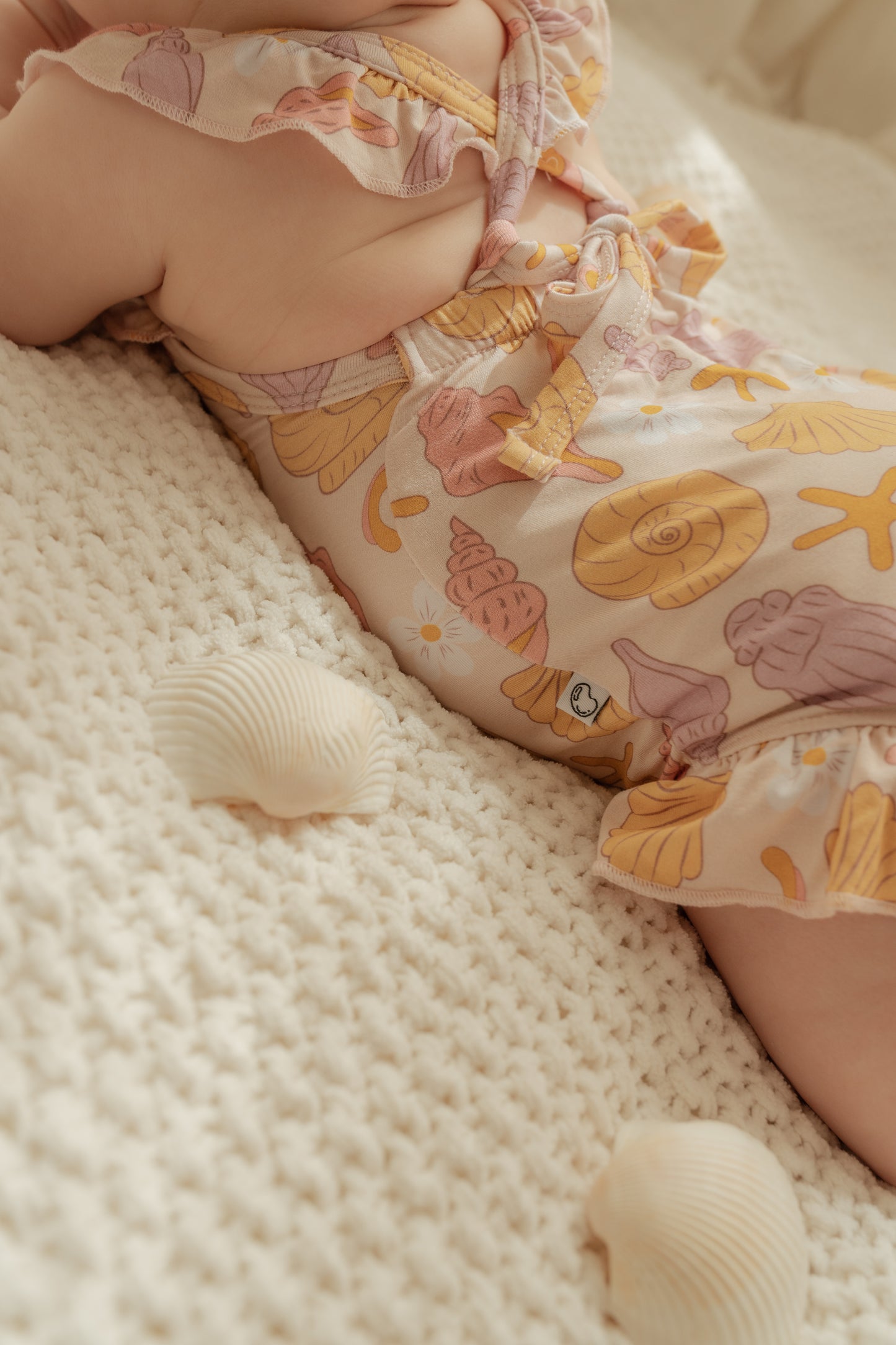 Seashell Sweetie | Ruffle Romper