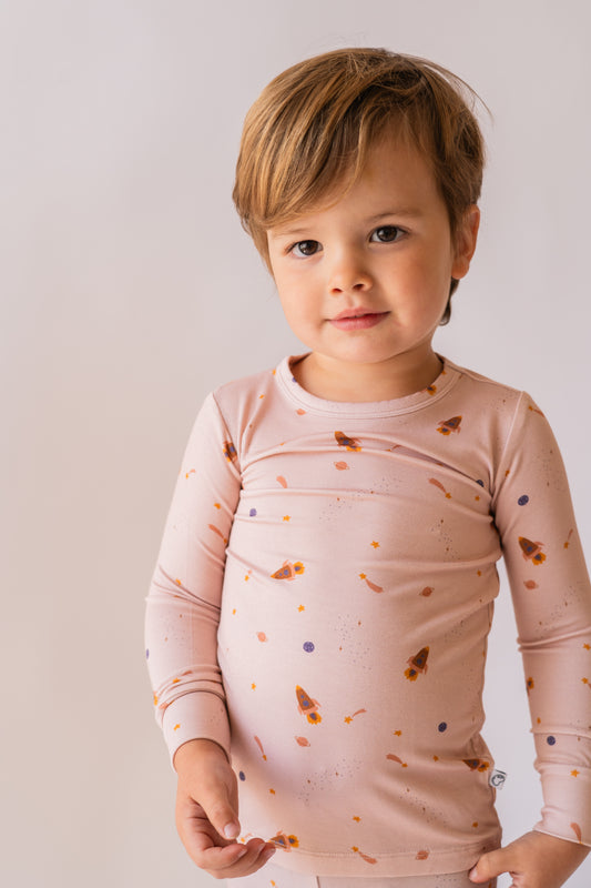 Rocketship | Bamboo Two Piece Pajama