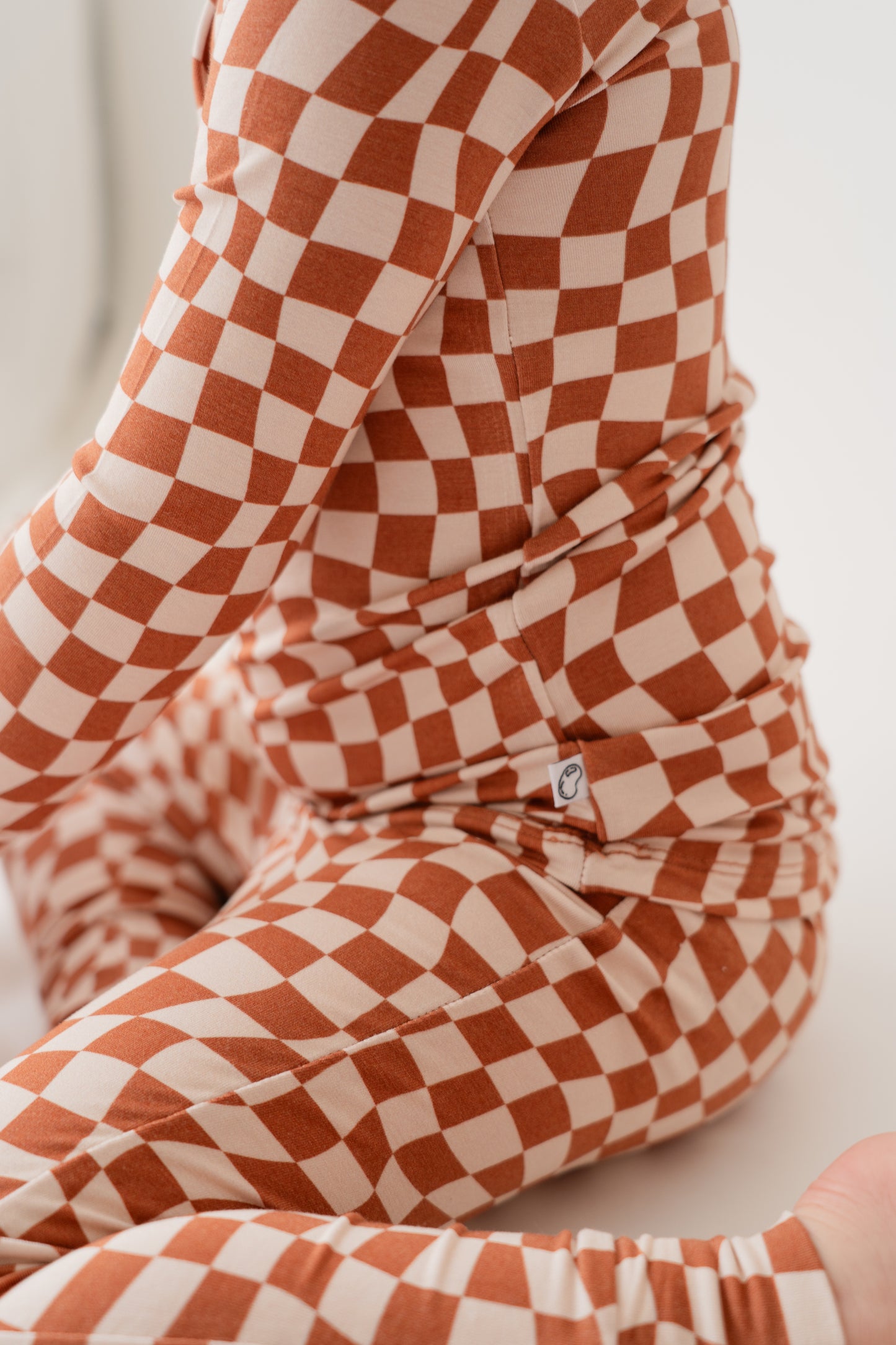 Rustic Checkerboard | Bamboo Two Piece Pajama