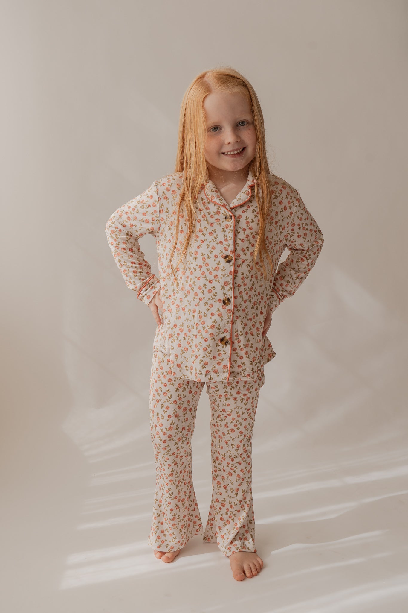 Everly Vintage Floral | Flare Bamboo Two Piece Pajama Set