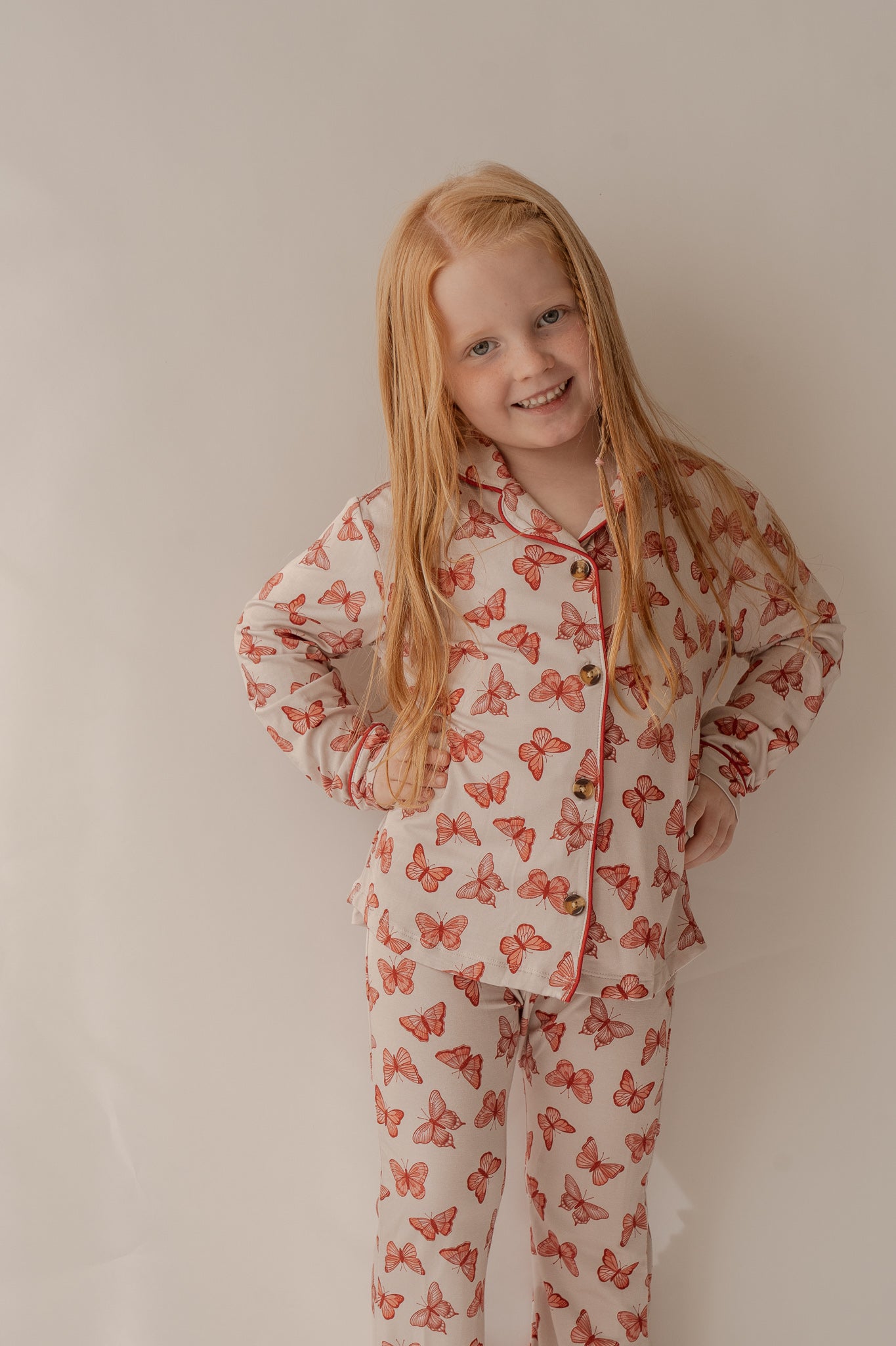 Butterfly | Flare Bamboo Two Piece Pajama Set