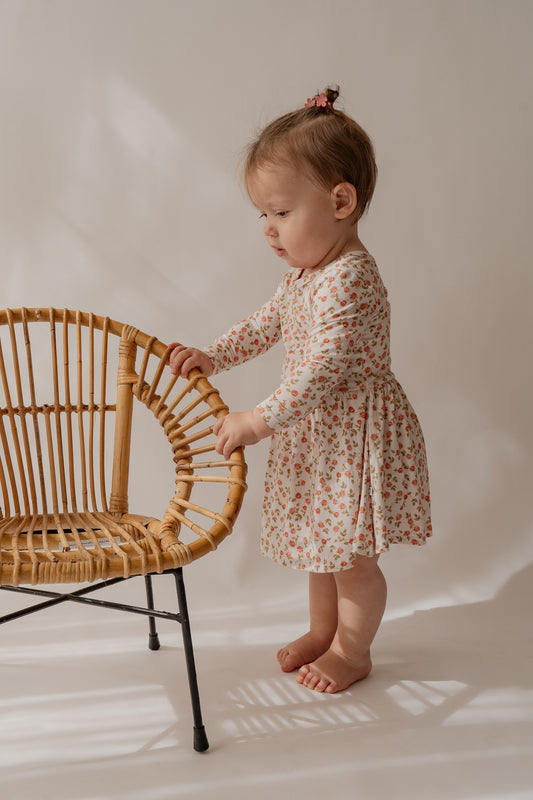 Everly Vintage Floral | Bamboo Twirl Daywear Dress