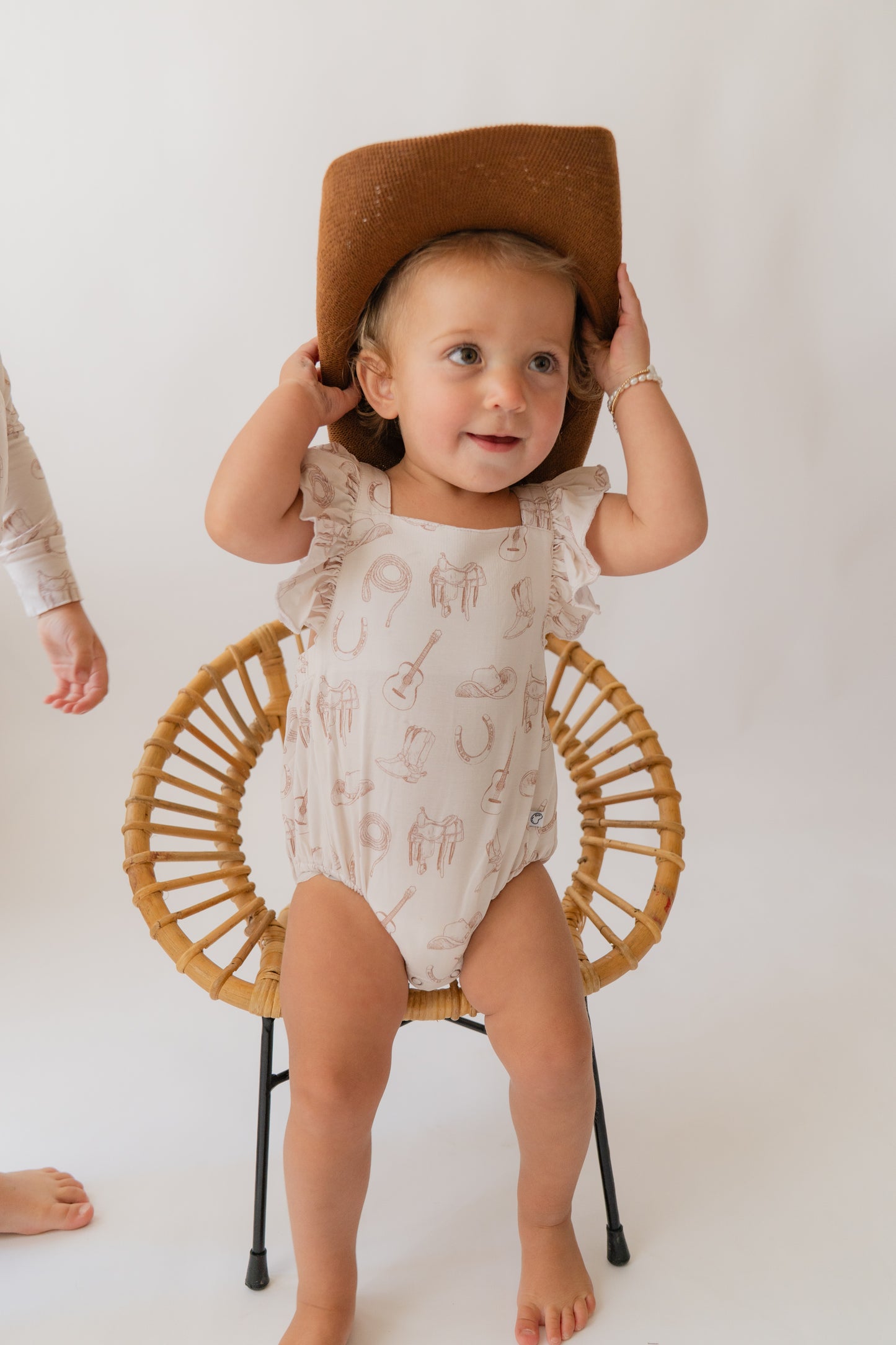 Western  | Bamboo Daywear Ruffle Romper