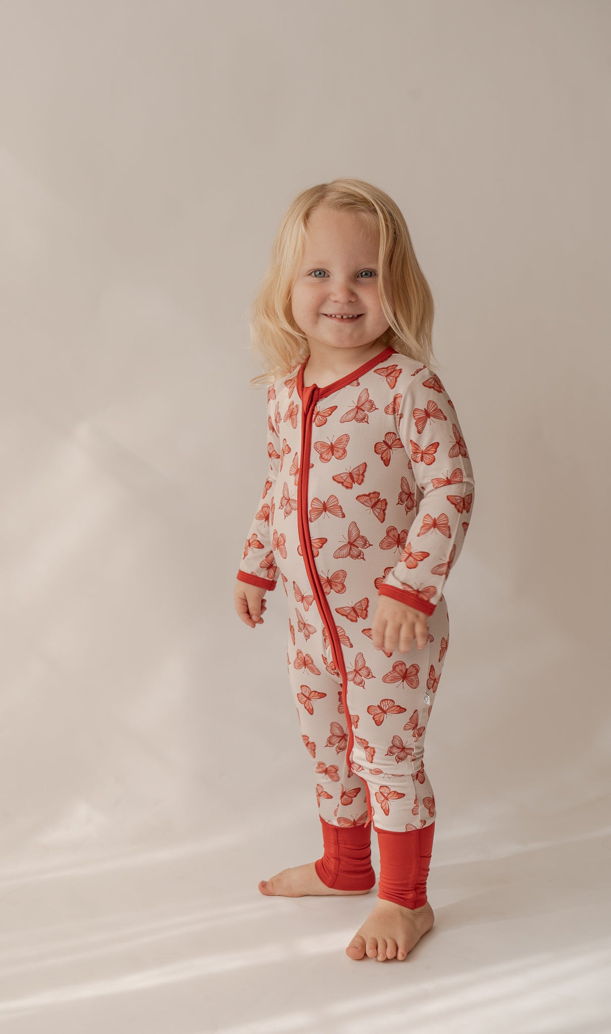 Butterfly | Bamboo Zip Romper